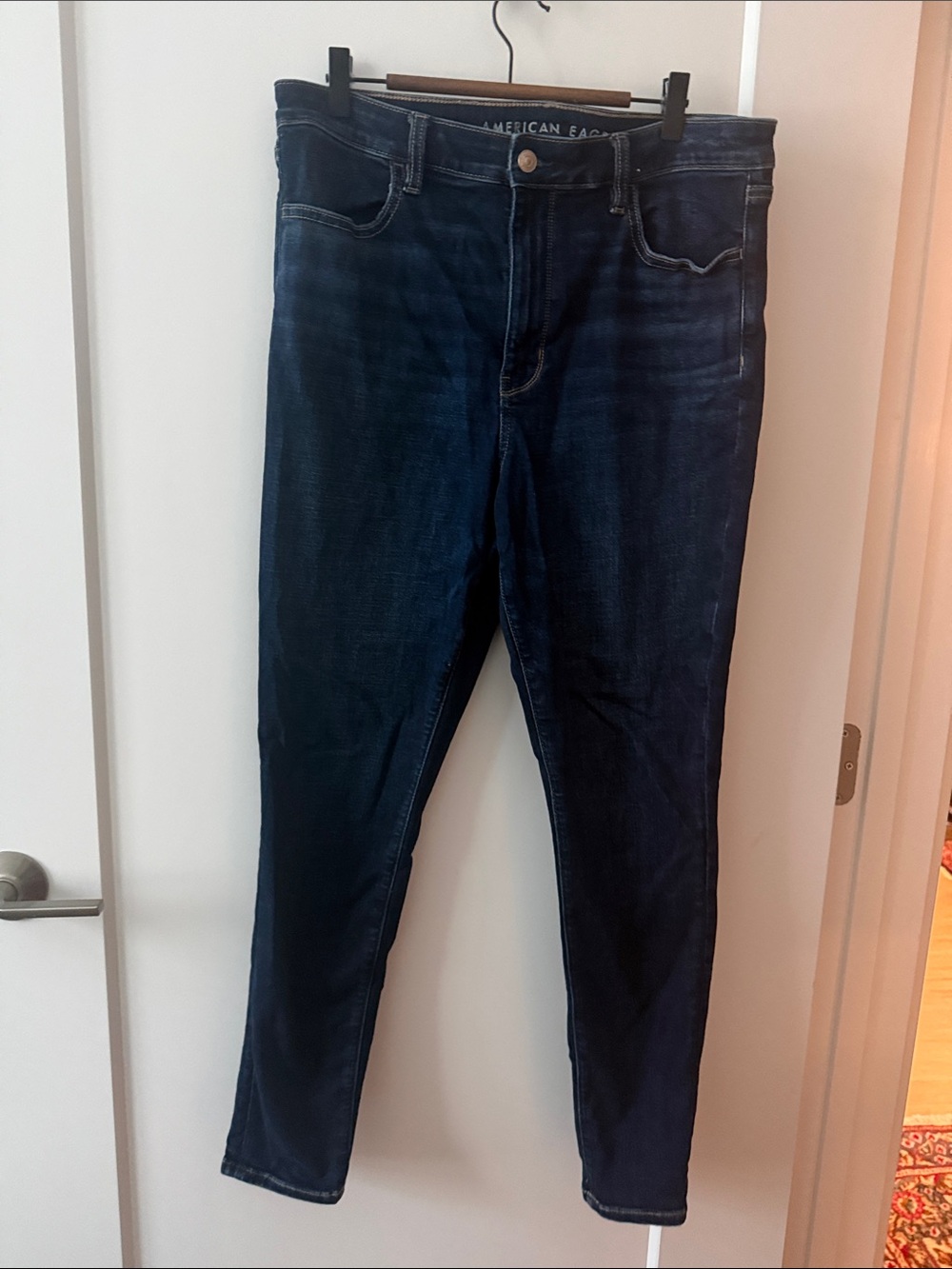 American Eagle Outfitters Indigo Super High-Waisted Jeggings